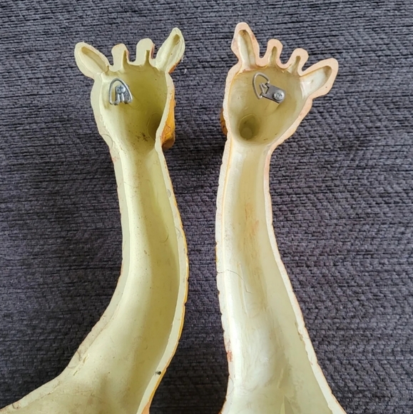 2 Giraffe Nursery Wall Hangings Zoo Animals 3D 18" x 6" - Picture 6 of 6